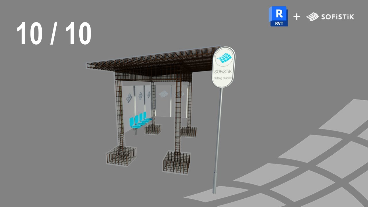 Revit + SOFiSTiK Armatures 10/10 - Modification & Ferraillage d'angle